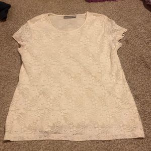 Croft & Barrow Lace Top